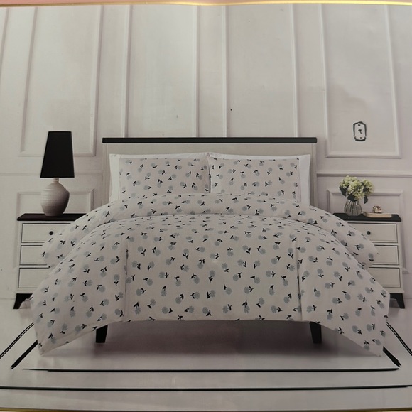 Kate spade full queen comforter set flower power - Picture 6 of 7
